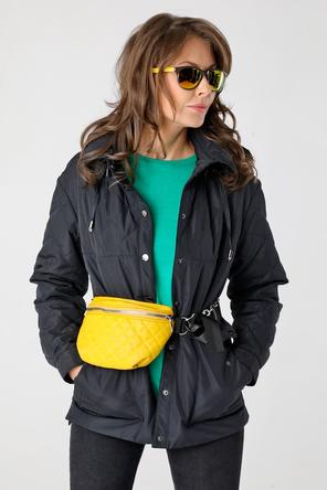 Женская стеганая куртка DW-23119, Dizzyway, цвет черный, фото 4