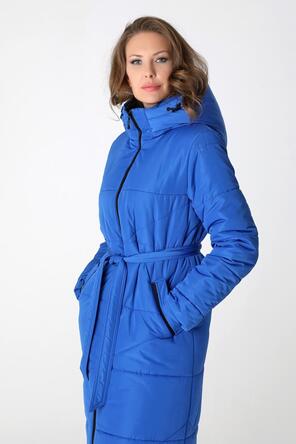Зимнее женское пальто DW-23418, цвет ярко-синий, вид 4