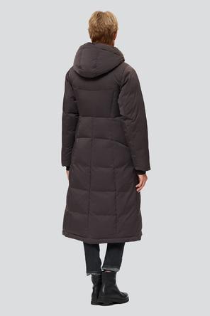 Длинное зимнее пальто Борджа, D'imma F.S., цвет серо-коричневый, вид 3