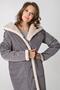 Женское стеганое пальто DW-23302, цвет темно-серый, фото 4