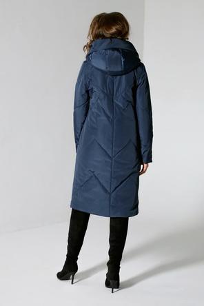 Женское зимнее пальто DW-22402 цвет темно-синий, вид 3