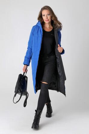 Зимнее женское пальто DW-23418, цвет ярко-синий, вид 5