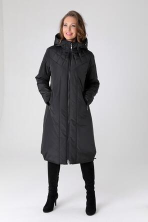 zimnee palto dizzyway цвет черный, ракурс 1