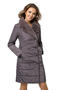Женское стеганое пальто DW-20321, цвет какао, фото 3