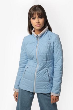 Женская куртка DW-22115 цвет голубой, вид 3