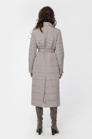 Женское стеганое пальто DW-22317, цвет серо-бежевый, фото 02