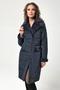 Женское стеганое пальто DW-21305, цвет темно-синий, фото 04