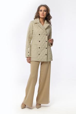 Женская куртка стеганая DW-22120, цвет слоновая кость, foto 1