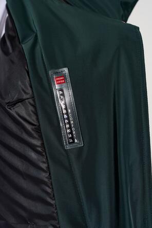 Зимнее пальто с капюшоном Алассио Димма артикул 2410 цвет темно зеленый, фото 5