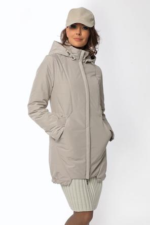 Женская куртка DW-22112, цвет светло-серый, вид 4