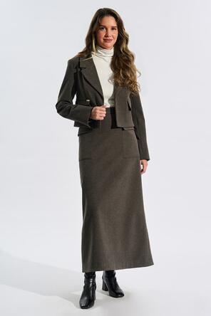 Жакет женский Эстер, D'imma Fashion, цвет коричневый, фото 1