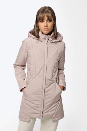 Женская куртка DW-22112, цвет серо-розовый, вид 4