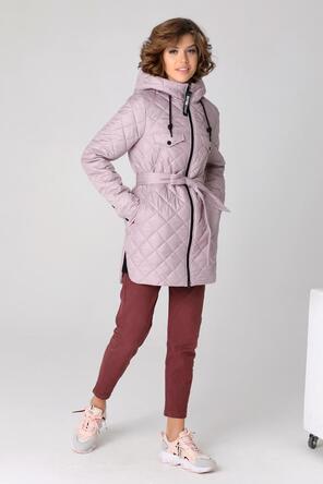 Куртка женская DW-23331, цвет серо-розовый, фото 1