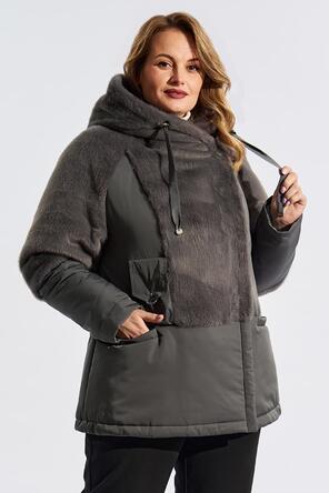 Зимняя куртка Джойс от Dimma, цвет серый, фото 2