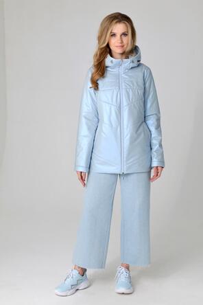Женская куртка стеганая DW-24116, цвет голубой, foto 1