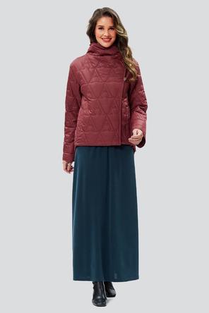 Стеганая куртка Сабина, D'imma Fashion, цвет винный, вид 1