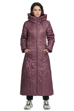 Женское зимние пальто Фортоле цвет прелая вишня, фото 1