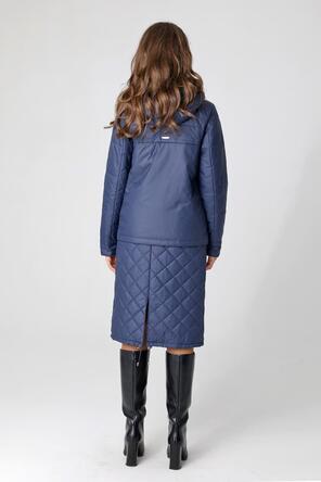 Женская куртка DW-24121, цвет темно синий, вид 2