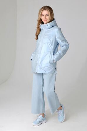 Женская куртка стеганая DW-24116, цвет голубой, foto 2