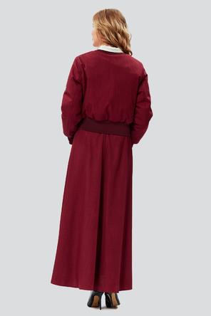 Куртка-бомбер Ева, DI-2357, бренд Димма Фешн, цвет брусничный, фото 3