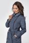 Женское стеганое пальто DW-22317, цвет серо-синий, фото 03