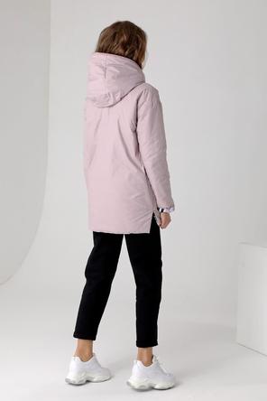 Куртка двухсторонняя женская DW-23120, фирма Dizzyway, цвет серо-розовый, вид 3