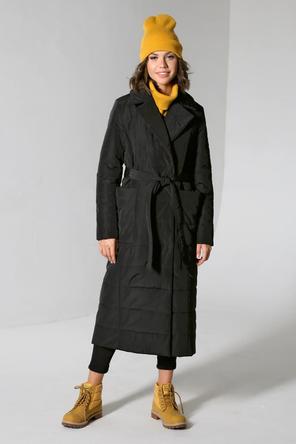 Женское стеганое пальто DW-22317, цвет черный, фото 05