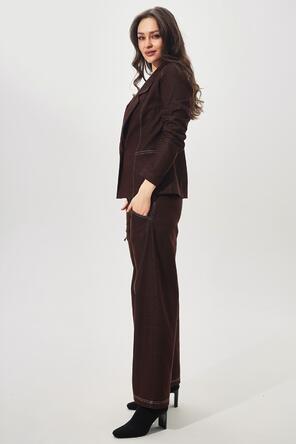 Жакет женский Рокси, D'imma Fashion, цвет коричневый, фото 3