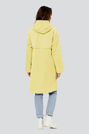 Женский плащ с капюшоном Лоида, D'IMMA fashion studio, цвет лимонный, вид 3