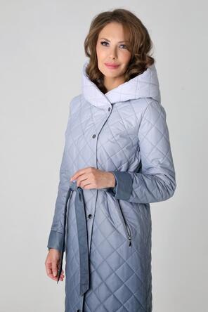 Пальто с капюшоном DW-23306, цвет серый, фото 3