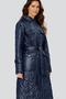 Демисезонное пальто с поясом Диаманте, DIMMA Studio, цвет темно-синий, img 4