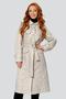 Демисезонное пальто с поясом Диаманте, DIMMA Studio, цвет жемчужный, img 3