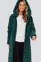 Зимнее пальто с капюшоном Регина Димма, артикул 2309, цвет зеленый, фото 02