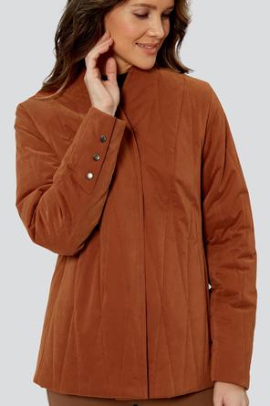Стеганная куртка Тотси, D'imma Fashion, цвет коричневый, вид 4