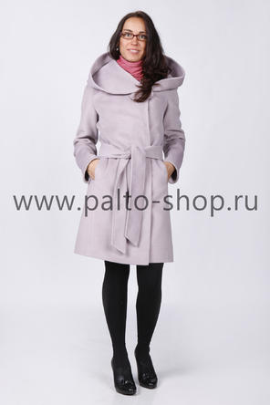 Пальто женское осень 2018 с капюшоном