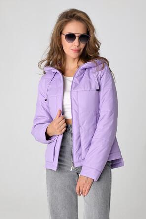 Женская куртка DW-24121, цвет сиреневый, вид 4