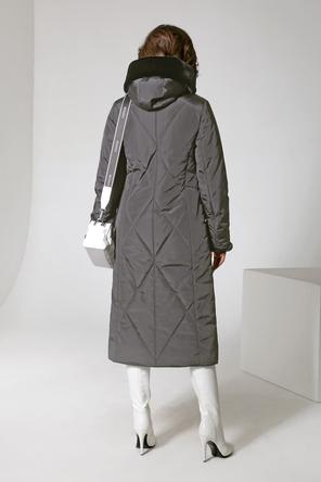 Женское зимнее пальто Dizzyway арт. DW-21403, цвет темно-серый, фото 3