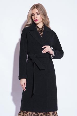 Женское классическое пальто Electra Style черного цвета, фото 1