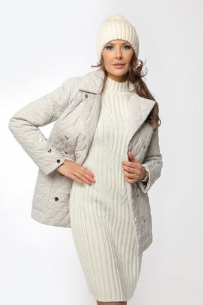 Женская куртка стеганая DW-22120, цвет светло-серый, foto 4