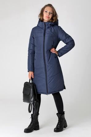 Женское зимнее пальто DW-23410 цвет темно-синий, foto 5