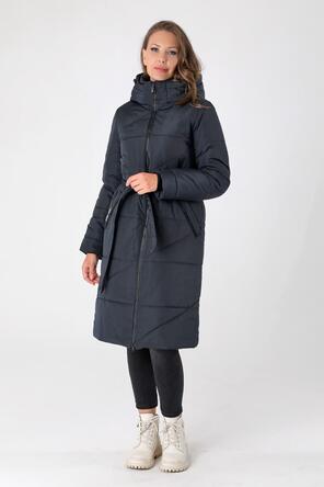 Зимнее женское пальто DW-23418, цвет темно-синий, вид 5