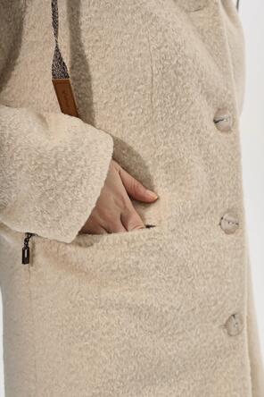 Пальто с капюшоном Пейдж от Димма, цвет светло бежевый, фото 5