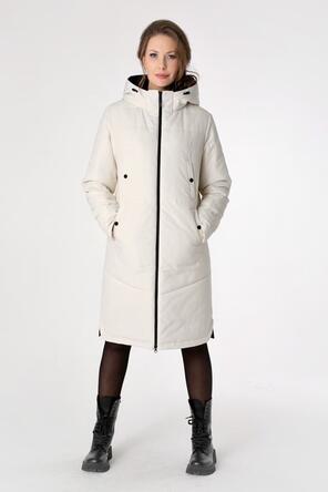 Женское зимнее пальто DW-23410 цвет слоновая кость, foto 1
