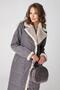 Женское стеганое пальто DW-23302, цвет темно-серый, фото 5