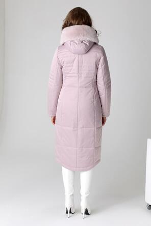 Женское зимнее пальто DW-23402, цвет серо-розовый, фото 2