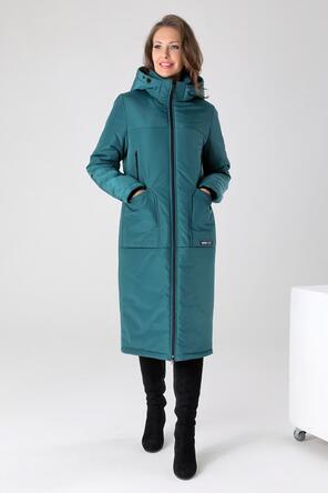 Зимнее пальто DW-23411, цвет малахитовый, фото 1