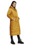 Женское зимние пальто Алькамо цвет горчичный, фото 3