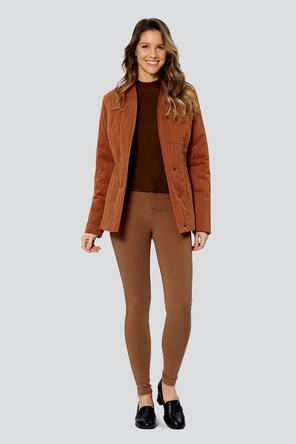 Стеганная куртка Тотси, D'imma Fashion, цвет коричневый, вид 2