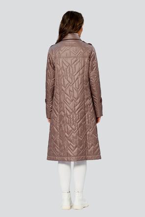 Демисезонное пальто с поясом Диаманте, DIMMA Studio, цвет какао, img 2
