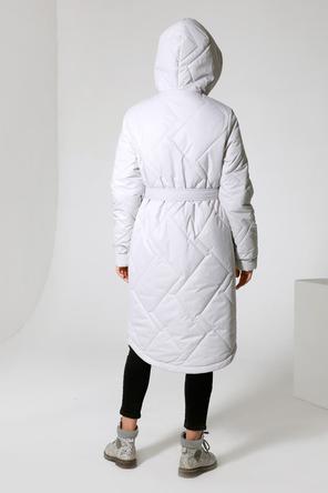 Зимнее женское пальто DW-22404, цвет светло-серый, вид 3
